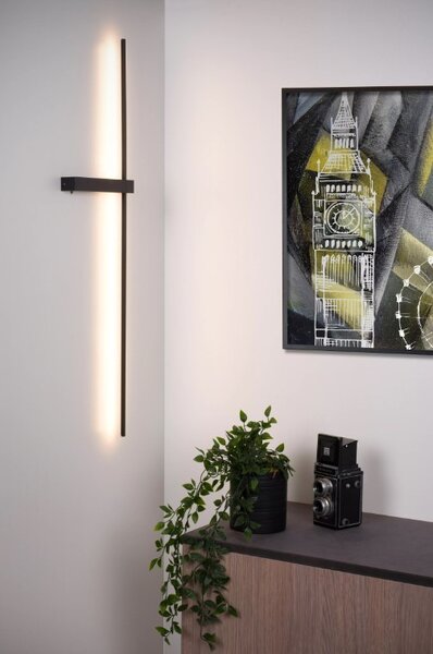 Lucide 12200/90/30 LED nástěnné svítidlo Segin 1x10W | 330ml | 2700K - černá
