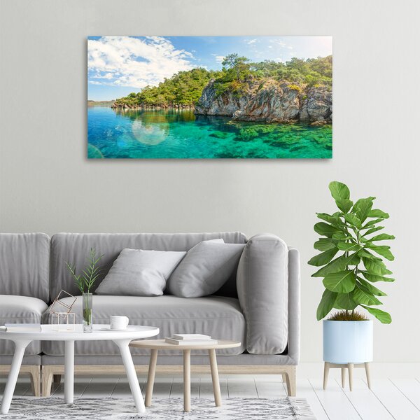 Foto obraz canvas Modrá laguna oc-90231572