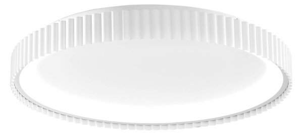 Luce Ambiente Design LED stropní svítidlo Niike, bílé, Ø 50 cm, kov,, Bílá / opál, Obývací pokoj / jídelna, kov, Moderní
