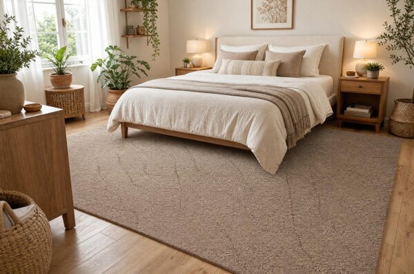 Koberec DUNE WOOL 497 03 TM620 hnědý