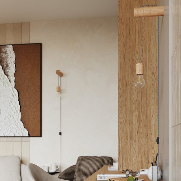 Sollux Lighting Nástěnné svítidlo NIMBI E27 s vypínačem