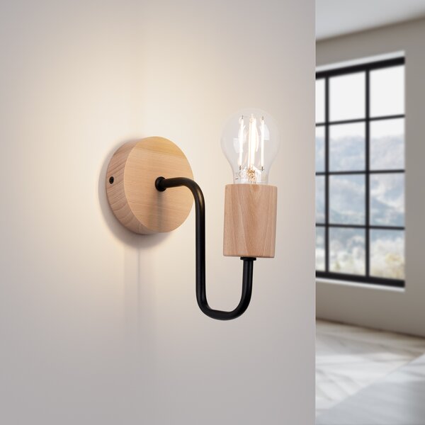 Sollux Lighting Nástěnné svítidlo TIMBO černé