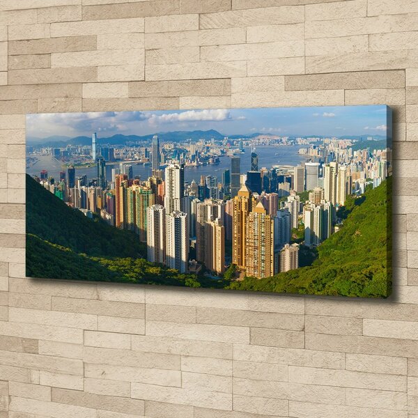 Foto obraz na plátně do obýváku Hongkong panorama oc-90238708