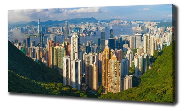 Foto obraz na plátně do obýváku Hongkong panorama oc-90238708
