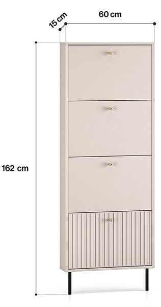 Vysoký botník FAREL - kašmír