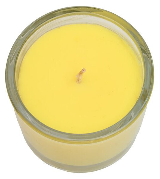 Svíčka ve skle MINNESOTA POPCORN YELLOW 9 cm žlutá