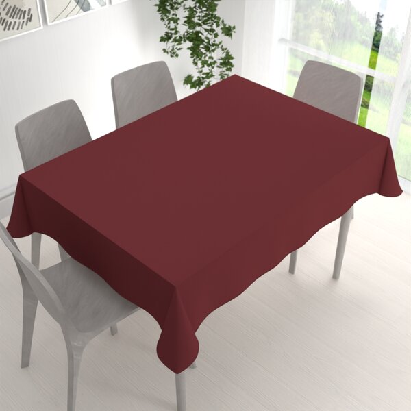 Biante Teflonový obdélníkový ubrus TF-095 Vínově červený bez vzoru 60x100 cm