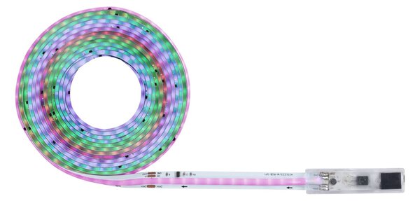 P 79563 SimpLED LED Strip RGBIC Motion Music kompletní sada 3m s krytím 16W 210lm/m 420 LED/m RGB 18VA - PAULMANN