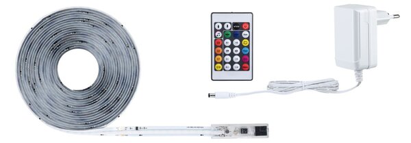 P 79564 SimpLED LED Strip RGBIC Motion Music kompletní sada 5m s krytím 22W 170lm/m 420 LED/m RGB 24VA - PAULMANN