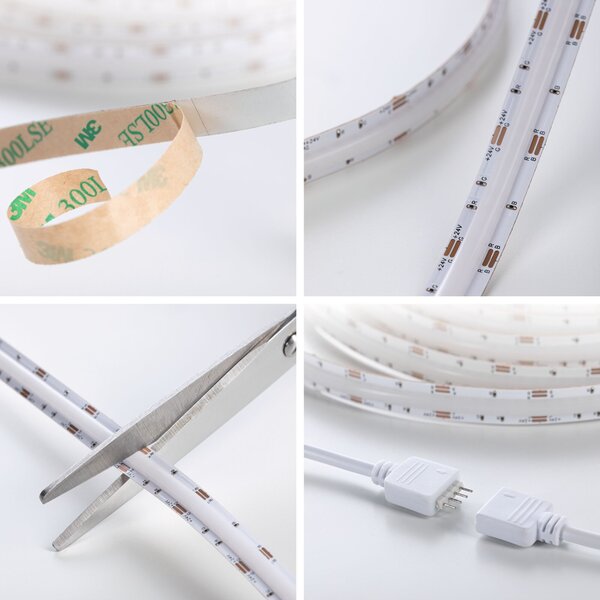 P 79569 SimpLED LED Strip Full-Line COB kompletní sada 5m 14,5W 140lm/m 840 LED/m RGB 24VA - PAULMANN