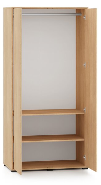 Šatní skříň 92 cm INDIGO - dub