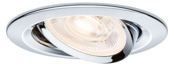 P 92274 LED vestavné svítidlo Nova GU10 Flat výklopné 3x4,9W 230V 2700K chrom - PAULMANN