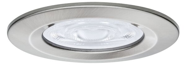 P 92279 LED vestavné svítidlo Nova GU10 Flat nevýklopné IP44 3x4,9W 230V 2700K kov kartáčovaný - PAULMANN