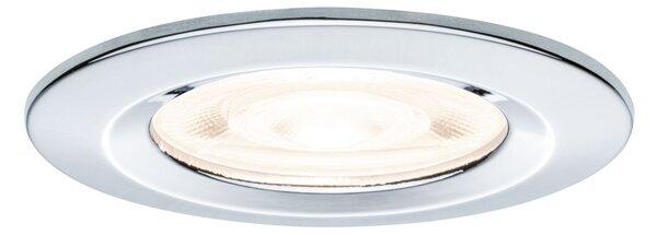 P 92310 LED vestavné svítidlo Nova GU10 Flat nevýklopné IP44 3x4,9W 230V 2700K chrom - PAULMANN