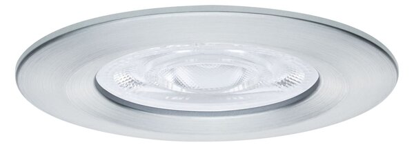 P 92309 LED vestavné svítidlo Nova GU10 Flat nevýklopné IP44 3x4,9W 230V 2700K hliník broušený - PAULMANN