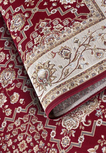 Villeroy & Boch, Kusový koberec Villeroy & Boch 106057 Red, Cream – na ven i na doma, 160x235, červená, chodba / předsíň