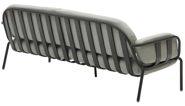 Kave Home Šedá zahradní pohovka Joncols 224 cm