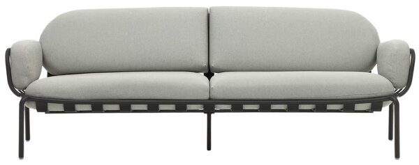 Kave Home Šedá zahradní pohovka Joncols 224 cm