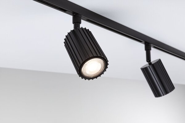 P 93148 URail lištový spot Lirena GU10 max. 10W 230V černá mat - PAULMANN