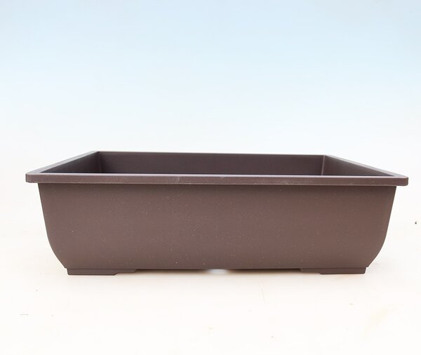 E-bonsai Bonsai miska plast MP-7 hnědá - 34 x 26 x 10 cm
