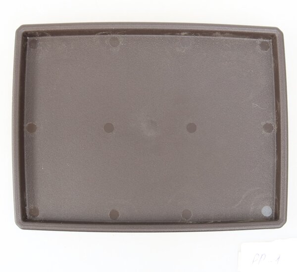 E-bonsai Bonsai podmiska plast PP-1 - 15 x 11 x 1,2 cm hnědá