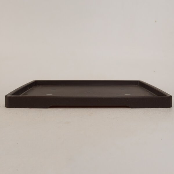 E-bonsai Bonsai podmiska plast PP-2 - 20 x 15 x 1,2 cm Hnědá