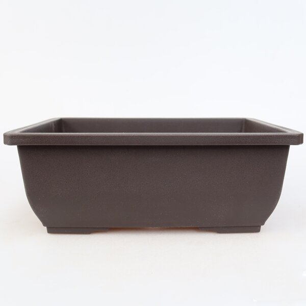 E-bonsai Bonsai miska plast MP-2vacl Hnědá - 20 x 14,5 x 7,5 cm