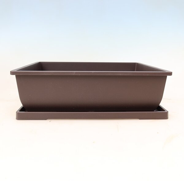 E-bonsai Bonsai miska+podmiska plast MP-7 - 34 x 26 x 11cm