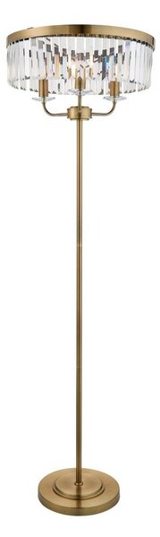 Endon 110644 - Stojací lampa CHESTERFIELD 3xE14/6W/230V mosaz