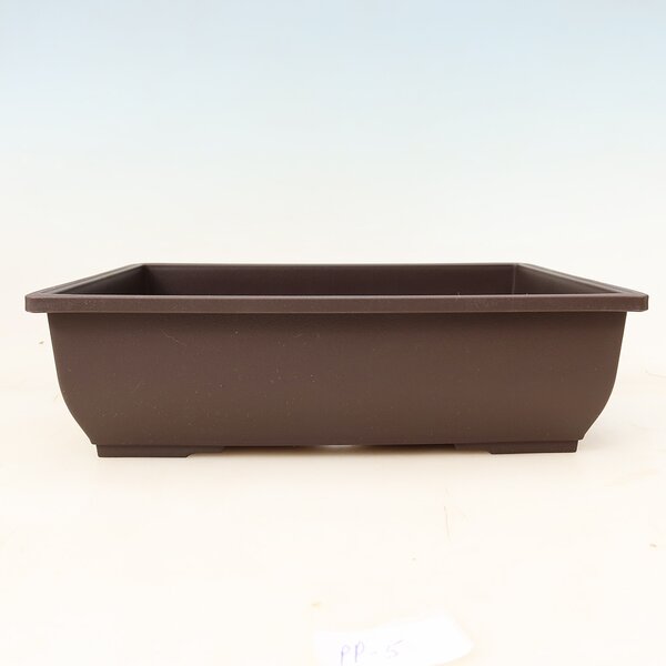 E-bonsai Bonsai miska plast MP-5 - 28 x 21 x 8 cm barva hnědá