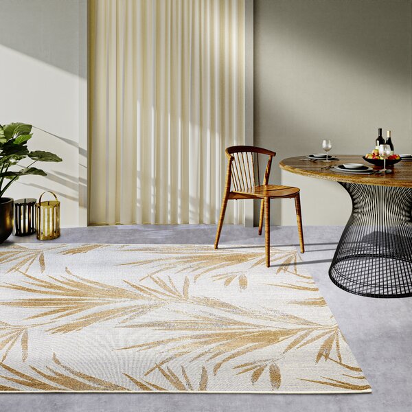 Villeroy & Boch Kusový koberec 106062 Cream, Gold – na ven i na doma, 160x235, žlutá, chodba / předsíň