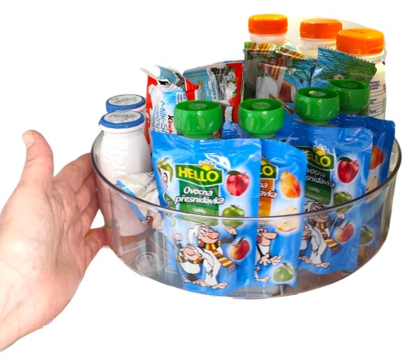 Zeller Present Otočný organizér s přepážkami, Zeller COMPACTA pr. 27 x 9 cm