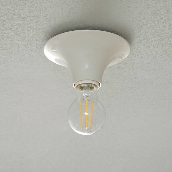 Artemide Teti designové stropní světlo, bílé, stmívatelný, Bílá / opál, Obývací pokoj / jídelna, Plast, Design, Stropní svítidlo