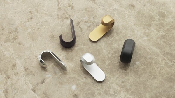 Normann Copenhagen designové nástěnné háčky Curve Mini Hooks (2 kusy)