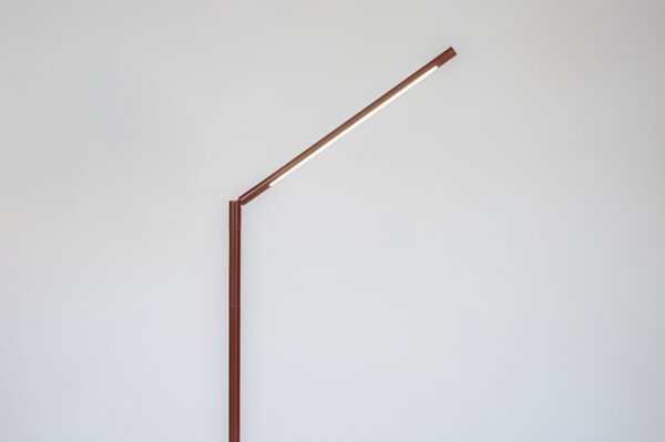 Stojací designová LED lampa se stmívačem Noviarro Nuo Red (LMD)