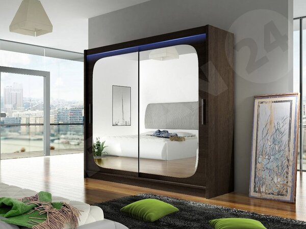 Skříň London VIII, Barva: černá 5902928088427