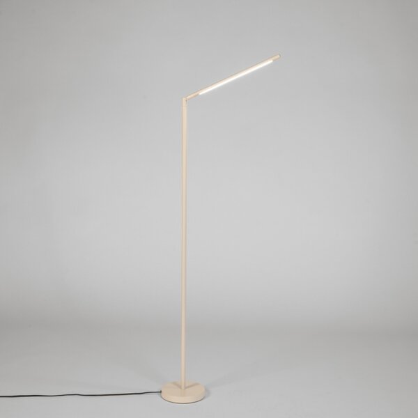 Stojací designová LED lampa se stmívačem Noviarro Nuo Taupe (LMD)