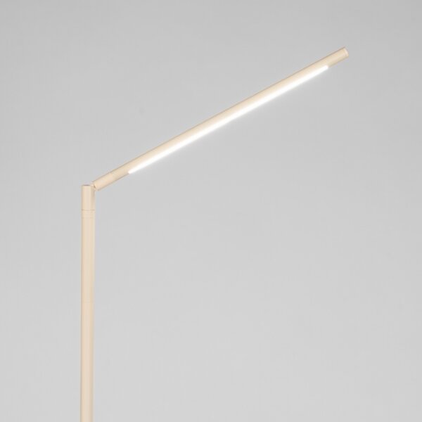 Stojací designová LED lampa se stmívačem Noviarro Nuo Taupe (LMD)