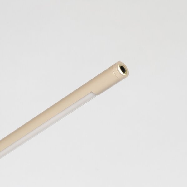 Stojací designová LED lampa se stmívačem Noviarro Nuo Taupe (LMD)