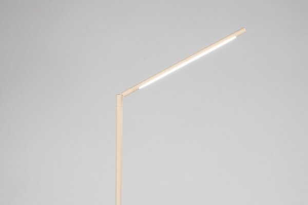 Stojací designová LED lampa se stmívačem Noviarro Nuo Taupe (LMD)