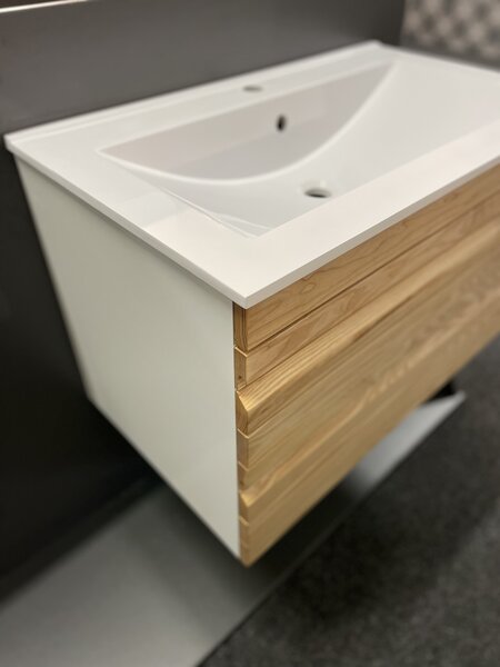 Lavedo Woodie II 100 koupelnová skříňka s umyvadlem