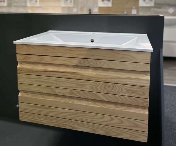 Lavedo Woodie II 100 koupelnová skříňka s umyvadlem