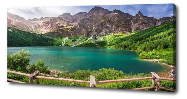 Moderní fotoobraz canvas na rámu Mořské oko Tatry oc-91165160