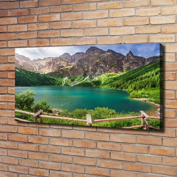 Moderní fotoobraz canvas na rámu Mořské oko Tatry oc-91165160