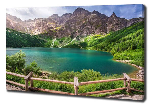 Moderní fotoobraz canvas na rámu Mořské oko Tatry oc-91165160