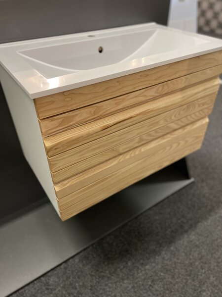 Lavedo Woodie II 100 koupelnová skříňka s umyvadlem