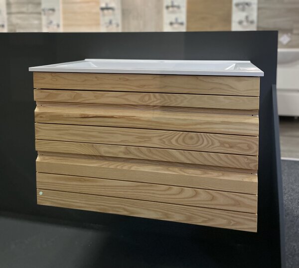 Lavedo Woodie II 100 koupelnová skříňka s umyvadlem