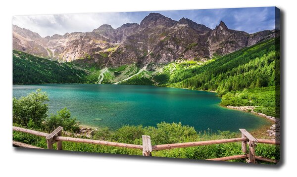 Moderní fotoobraz canvas na rámu Mořské oko Tatry oc-91165160