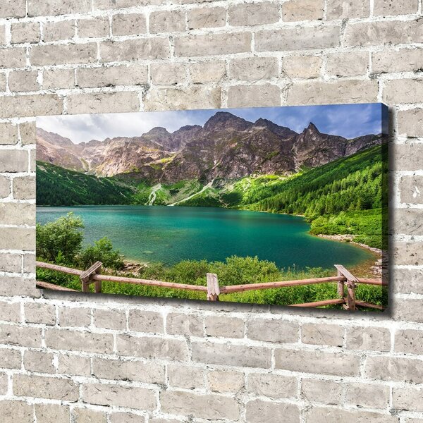 Moderní fotoobraz canvas na rámu Mořské oko Tatry oc-91165160