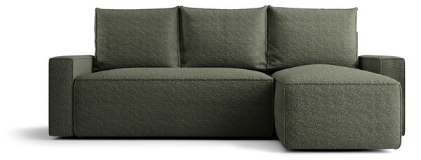 Rozkládací sedací souprava s úložným prostorem SOFTA - khaki, pravý roh